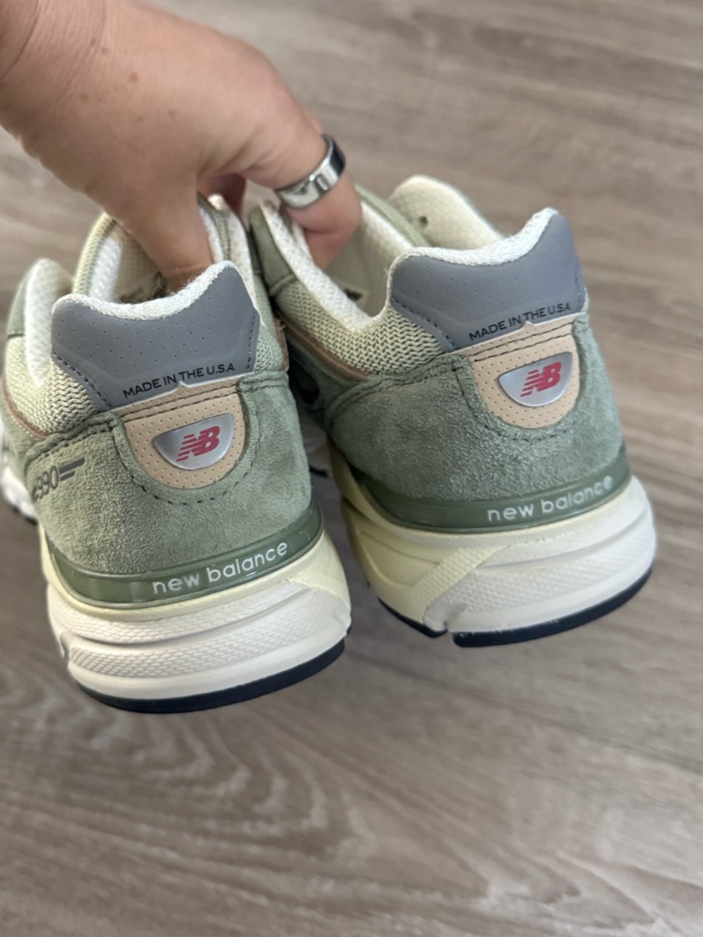 Teddy Santis x New Balance 990v4 Made in USA Olive Incense, U990GT4 - Picture 7 of 11